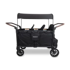 WonderFold W6 Pro (6 Seater) Stroller Wagon - Jet Black