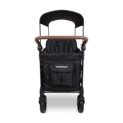 WonderFold W6 Pro (6 Seater) Stroller Wagon - Jet Black