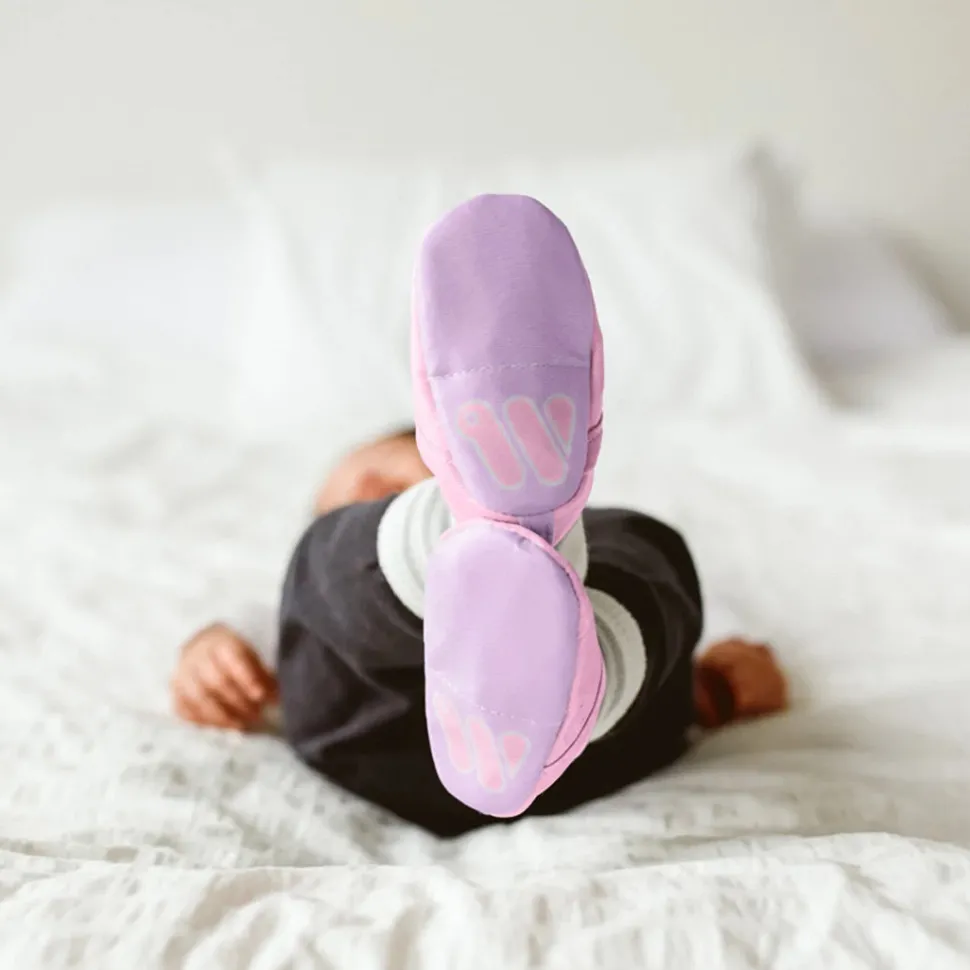 Woolybubs The Newbie Baby Shoe, Size 1 - Pink / Purple