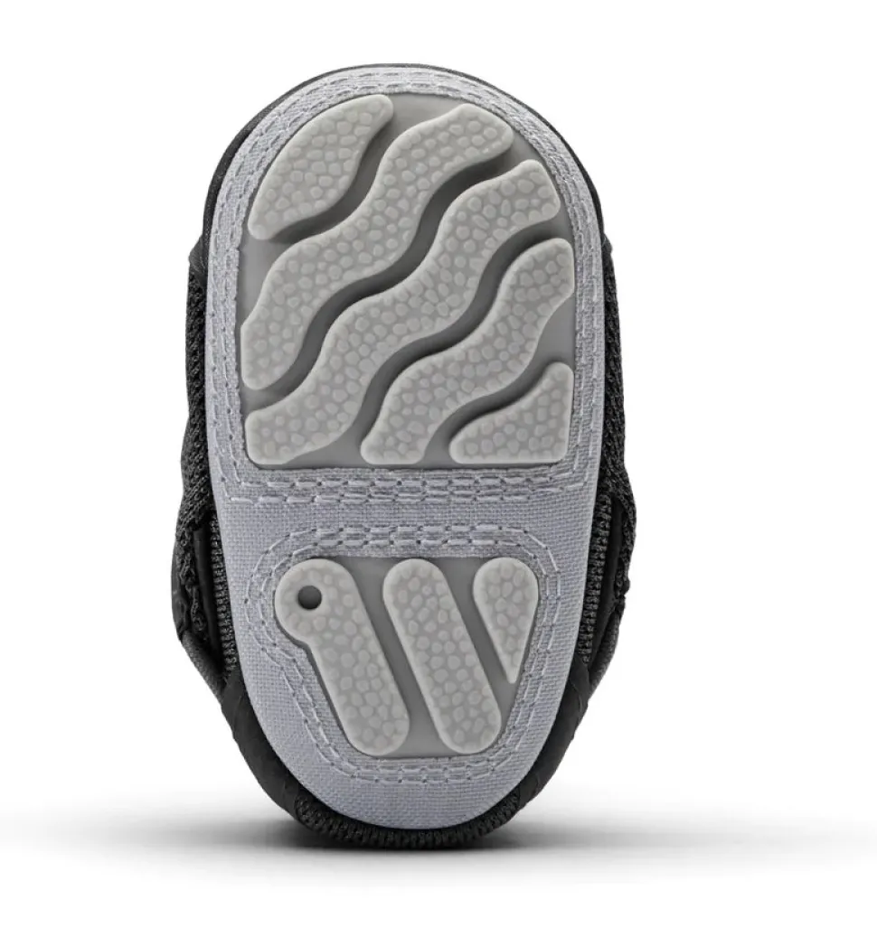 Woolybubs The Toddle Baby Shoe, Size 2 - Black