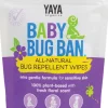 Yaya Organics Baby Bug Ban Repellent Wipes - 12 pack