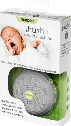 Yogasleep Hushh for Baby, Portable White Noise Sound Machine Baby Soother