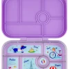Yumbox Original Leakproof Bento Lunchbox, 6 Compartment - Lulu Purple / Paris Tray