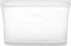Zip Top Large Dish - Frost