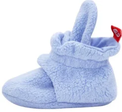 Zutano Cozie Fleece Baby Bootie - Light Blue, 3m