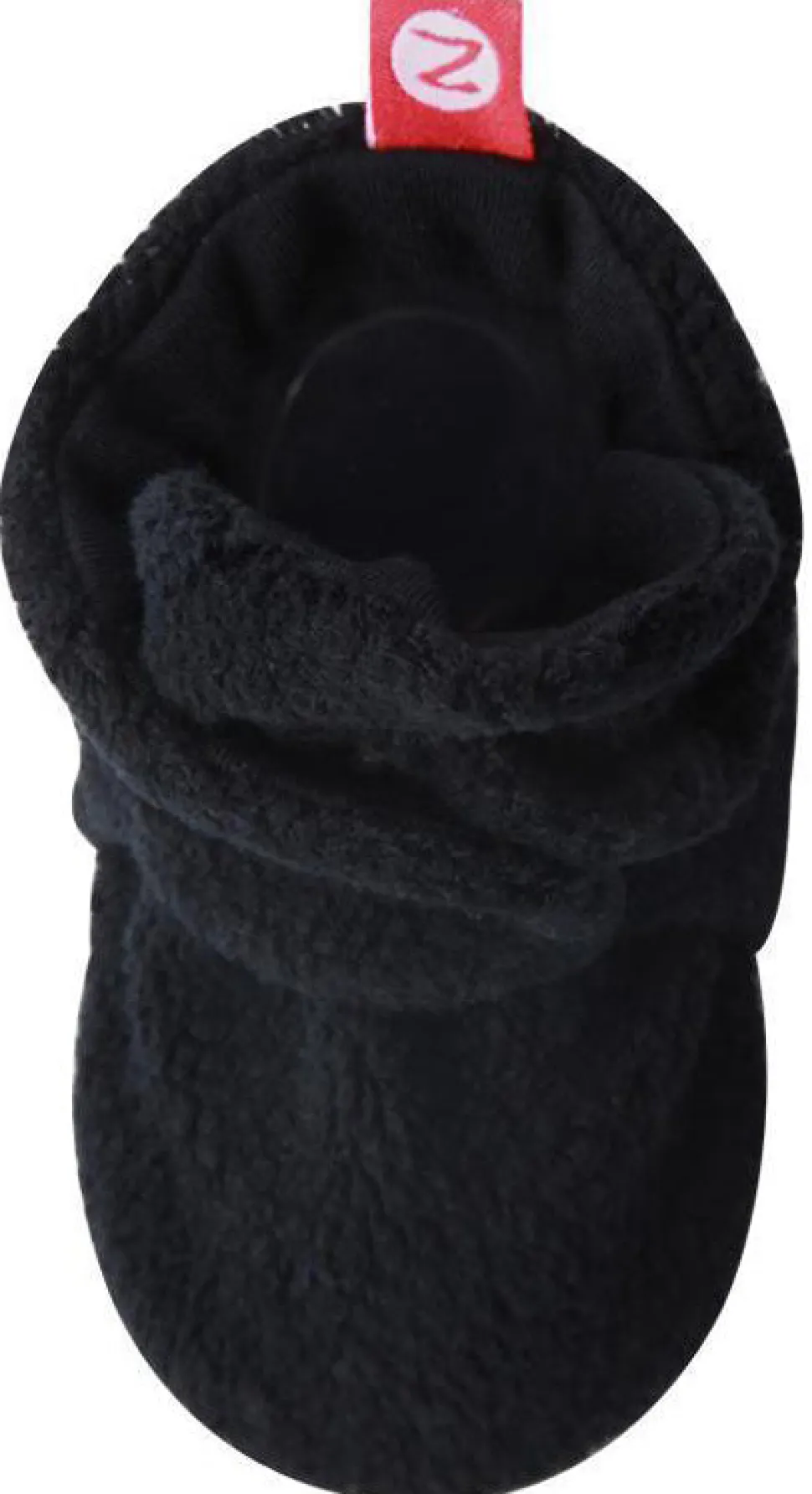Zutano Cozie Fleece Baby Bootie - Black, 6m