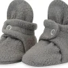 Zutano Cozie Fleece Baby Bootie - Gray, 6m