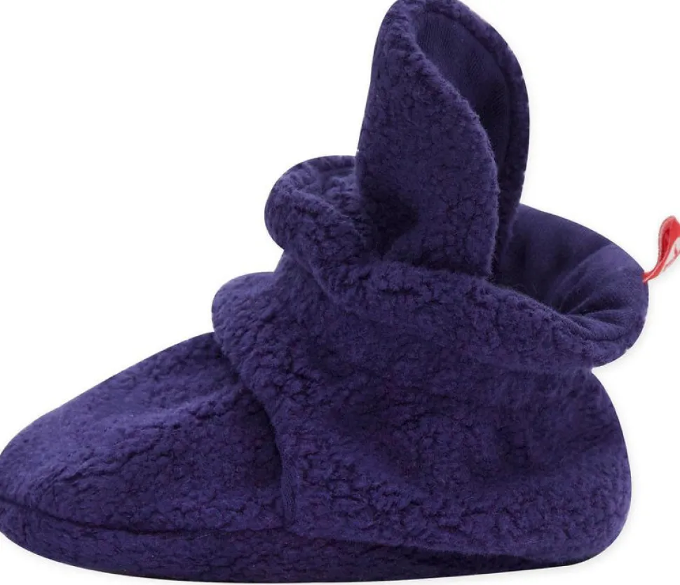 Zutano Cozie Fleece Baby Bootie - True Navy, 3m
