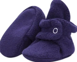 Zutano Cozie Fleece Baby Bootie - True Navy, 3m