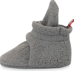 Zutano Cozie Fleece Baby Bootie - Gray, 3m