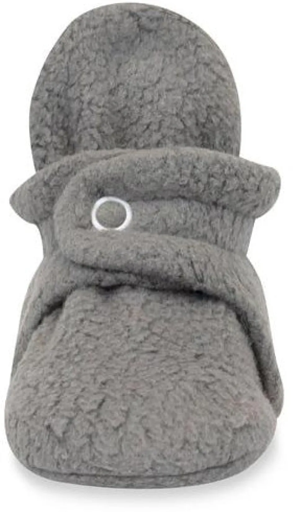 Zutano Cozie Fleece Baby Bootie - Gray, 3m