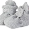 Zutano Cozie Fleece Baby Bootie - Heather Gray, 6m