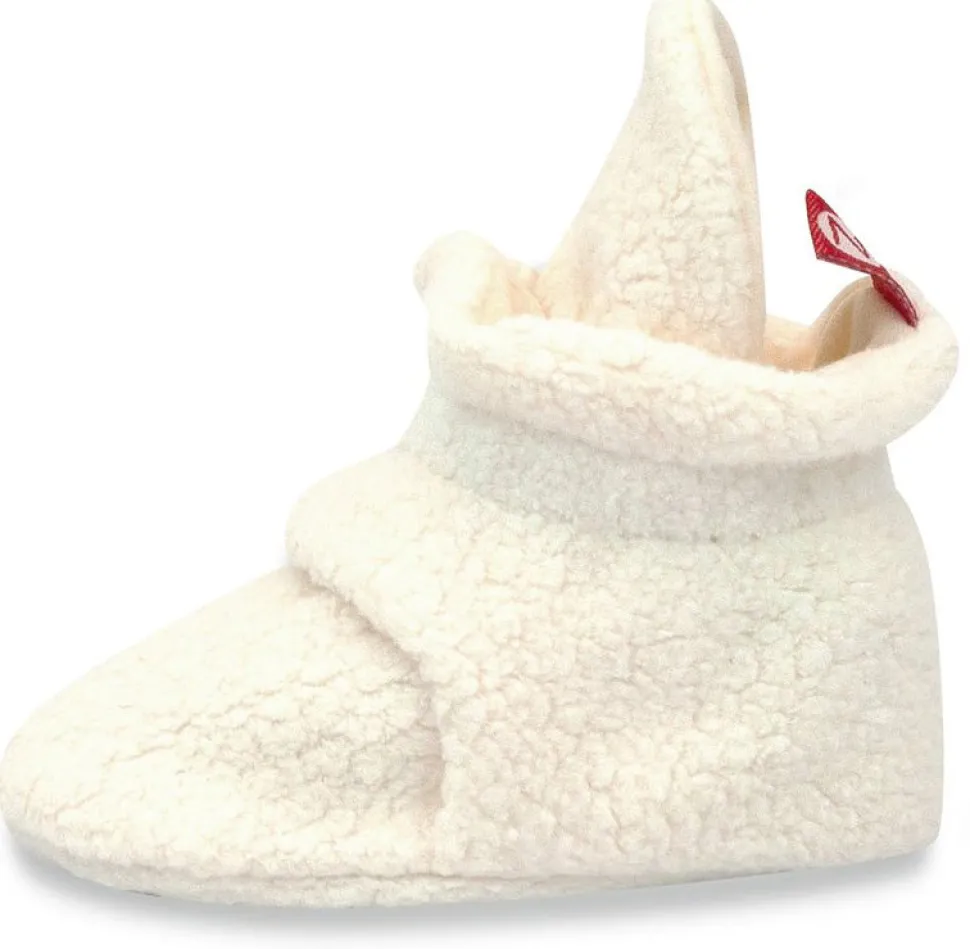 Zutano Cozie Fleece Baby Bootie - Cream, 6m