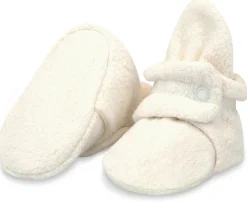 Zutano Cozie Fleece Baby Bootie - Cream, 6m