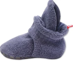 Zutano Cozie Fleece Gripper Baby Bootie - Denim Navy, 18m