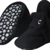 Zutano Cozie Fleece Gripper Baby Bootie - Black, 12m
