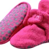 Zutano Cozie Fleece Gripper Baby Bootie - Fuchsia, 18m