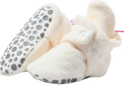Zutano Cozie Fleece Gripper Baby Bootie - Cream, 18m