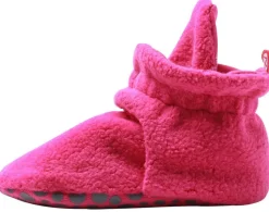 Zutano Cozie Fleece Gripper Baby Bootie - Fuchsia, 12m