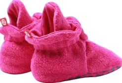 Zutano Cozie Fleece Gripper Baby Bootie - Fuchsia, 12m