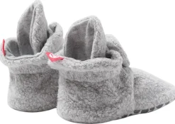Zutano Cozie Fleece Gripper Baby Bootie - Heather Gray, 18m