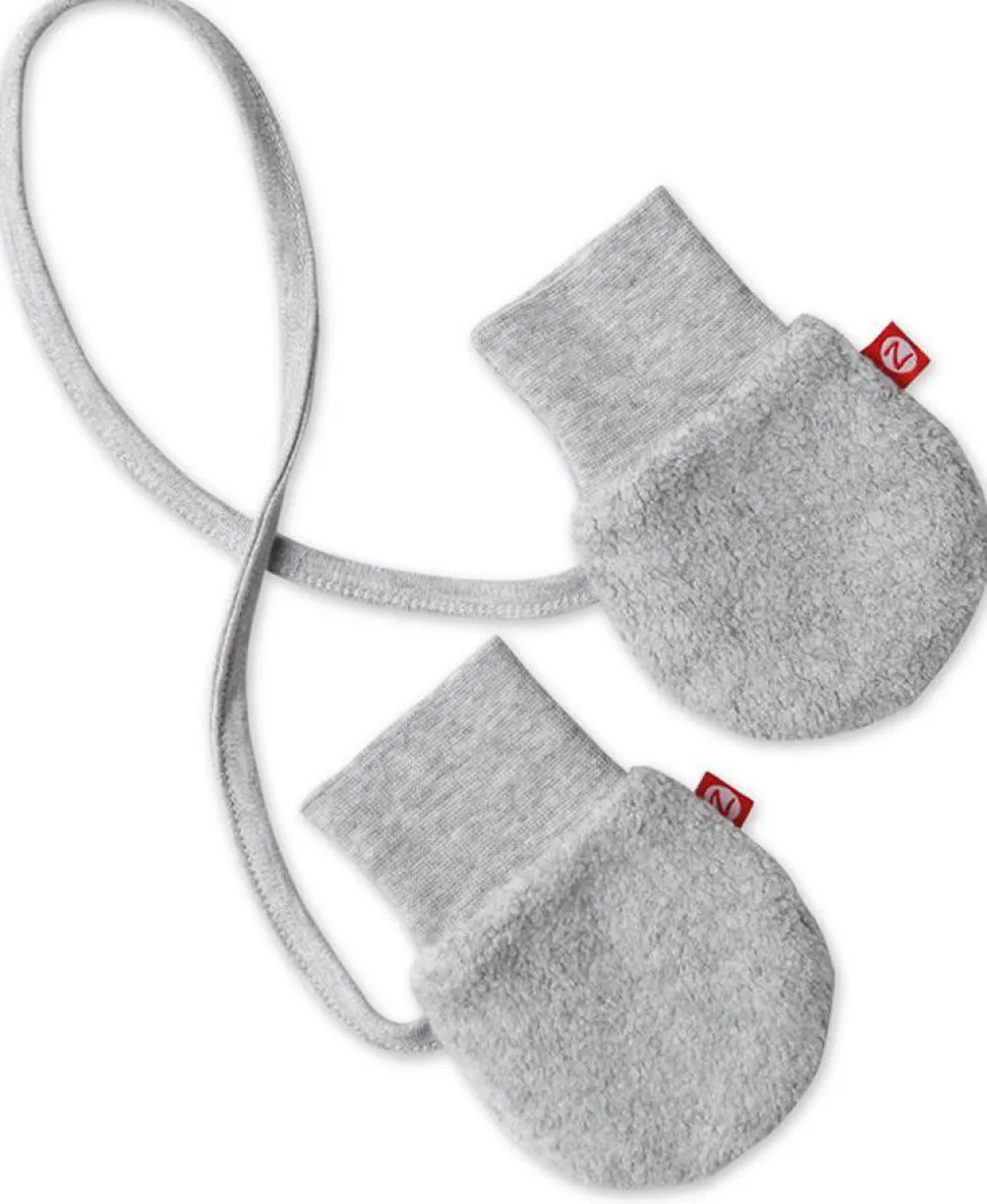 Zutano Cozie Fleece Mitten - Heather Gray