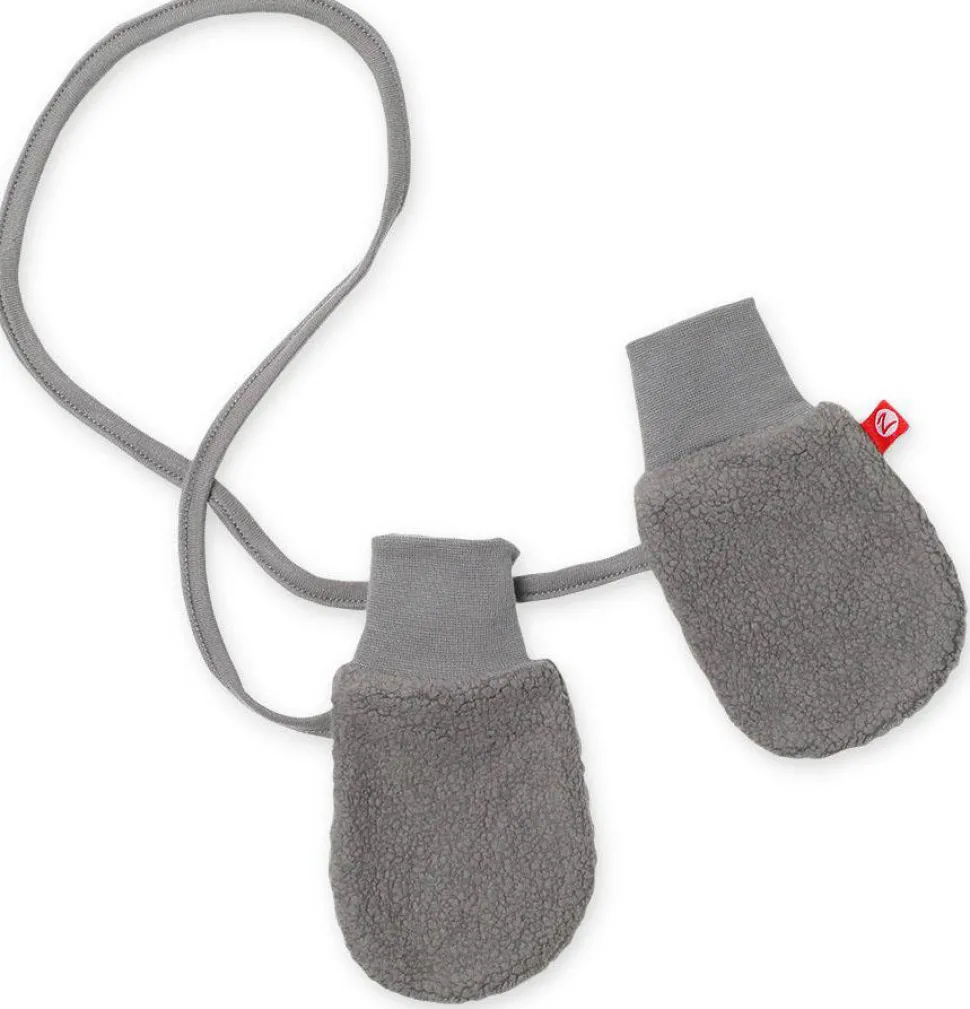 Zutano Cozie Fleece Mitten - Gray