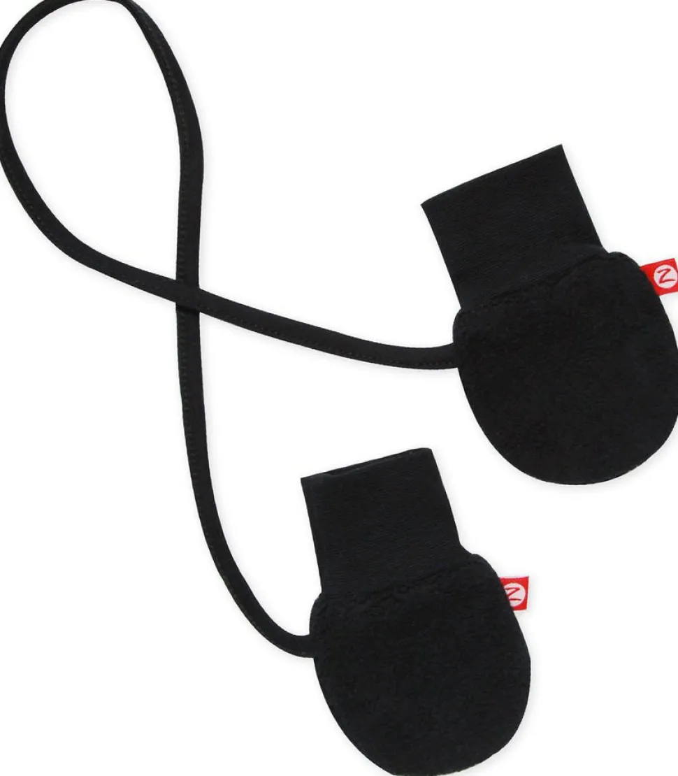 Zutano Cozie Fleece Mitten - Black