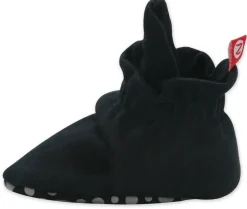 Zutano Organic Cotton Gripper Baby Bootie - Black, 12m