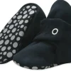 Zutano Organic Cotton Gripper Baby Bootie - Black, 6m